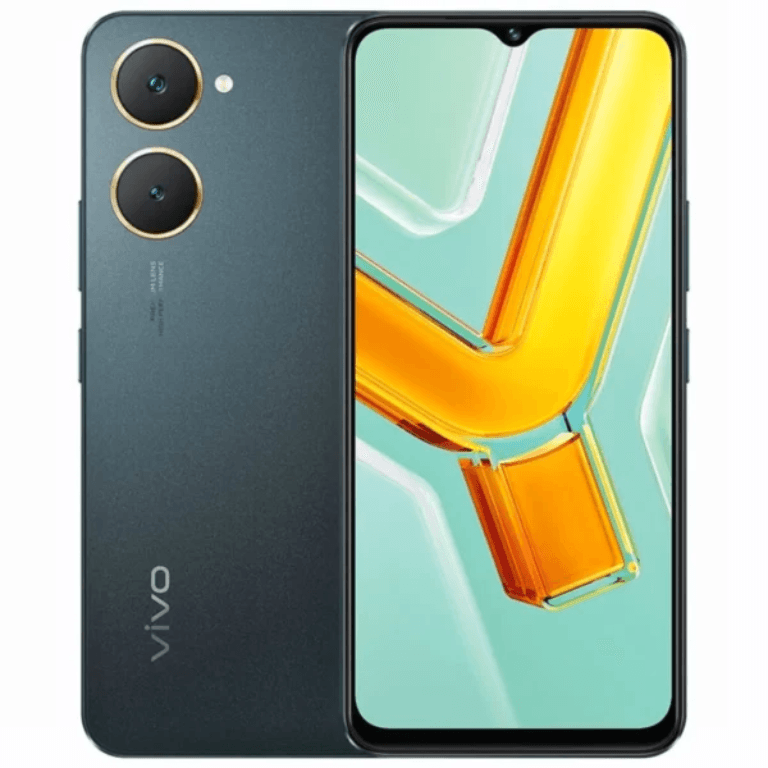 Vivo Y03 Large Screen: Enjoy a spacious 6.56-inch display that provides ample viewing space for content consumption and multitasking, with a small notch at the top for the front camera.