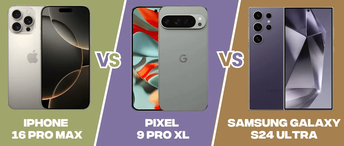 Compare the iPhone 16 Pro Max, Pixel 9 Pro XL, and Galaxy S24 Ultra on price, specs, and features to find your ideal flagship smartphone in this detailed review.