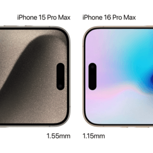 iPhone 16 Pro Max Bezels Compared to iPhone 15 Pro Max