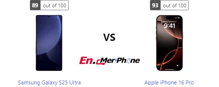 Specification Comparison: Samsung Galaxy S25 Ultra and Apple iPhone 16 Pro