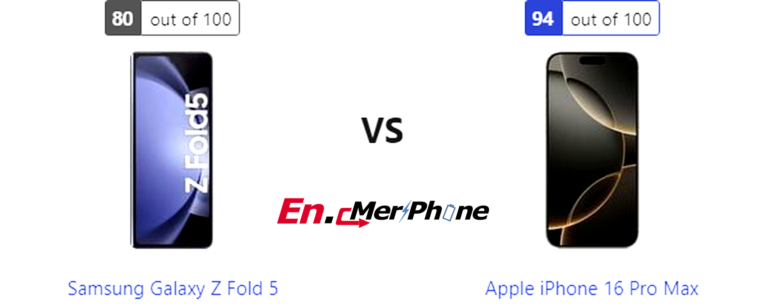 Ultimate Smartphone Specs Clash: Samsung Galaxy Z Fold 5 vs Apple iPhone 16 Pro Max
