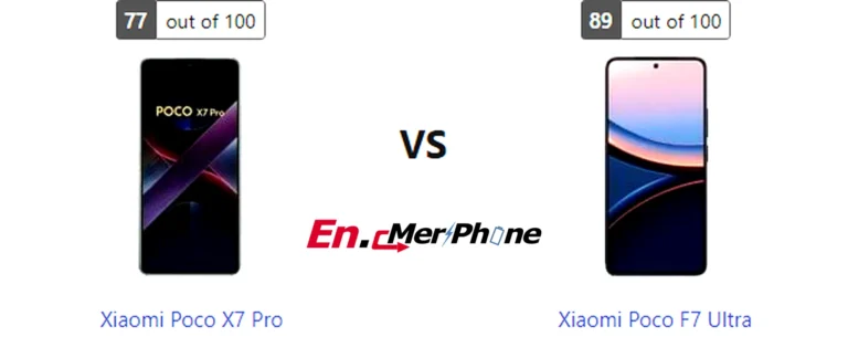 Speaker grille and audio setup comparison of Xiaomi Poco X7 Pro vs Xiaomi Poco F7 Ultra