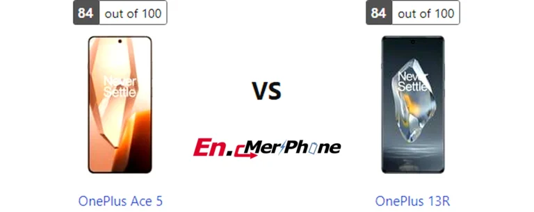 Size and thickness comparison between OnePlus Ace 5 and OnePlus 13R