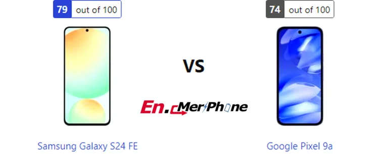 Speaker grille and audio setup comparison of Samsung Galaxy S24 FE vs Google Pixel 9a