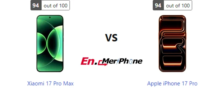 5G speed test result screenshot: Xiaomi 17 Pro Max vs Apple iPhone 17 Pro