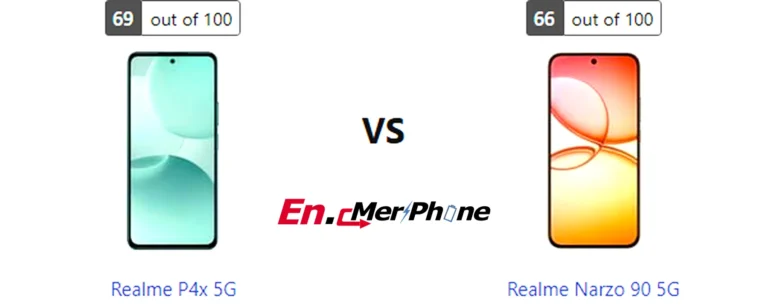 Always-on display style comparison between Realme P4x 5G and Realme Narzo 90 5G
