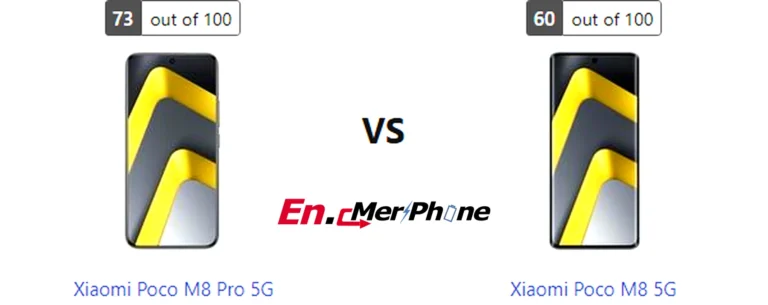 Color options and finish comparison for Xiaomi Poco M8 Pro 5G and Xiaomi Poco M8 5G