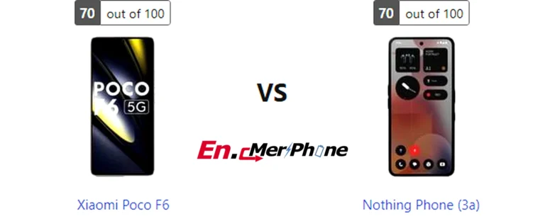 Geekbench performance benchmark chart for Xiaomi Poco F6 and Nothing Phone (3a)