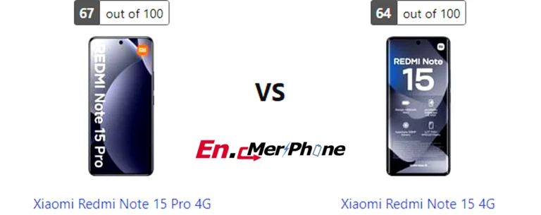 Fingerprint sensor placement on Xiaomi Redmi Note 15 Pro 4G compared to Xiaomi Redmi Note 15 4G