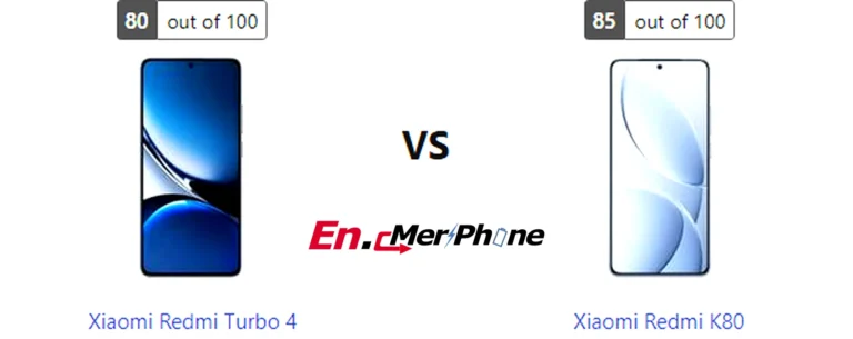 UI interface screenshot comparison of Xiaomi Redmi Turbo 4 vs Xiaomi Redmi K80