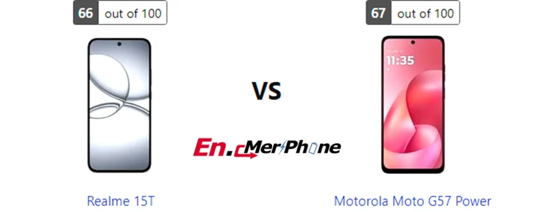 Notch vs punch-hole design comparison: Realme 15T vs Motorola Moto G57 Power