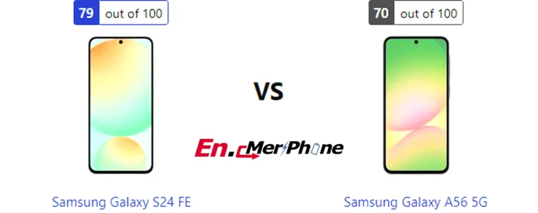 Geekbench performance benchmark chart for Samsung Galaxy S24 FE and Samsung Galaxy A56 5G