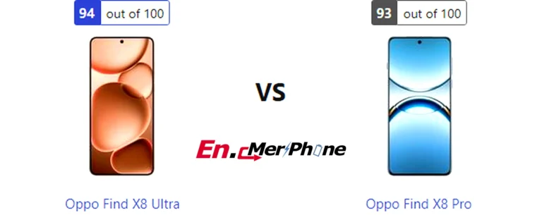 Notch vs punch-hole design comparison: Oppo Find X8 Ultra vs Oppo Find X8 Pro