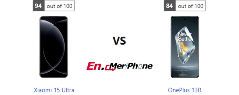 Video stabilization test comparison frame from Xiaomi 15 Ultra and OnePlus 13R