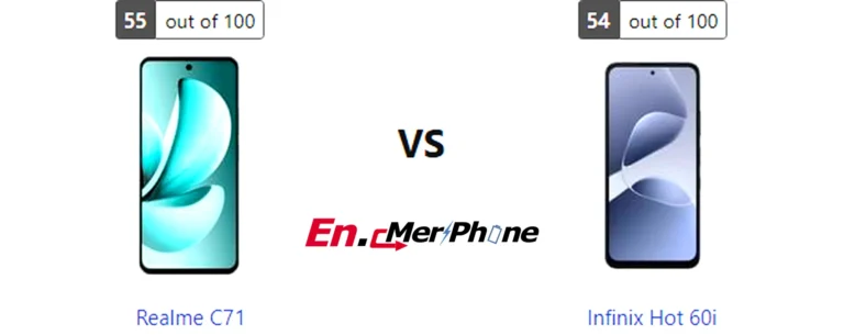 5G speed test result screenshot: Realme C71 vs Infinix Hot 60i