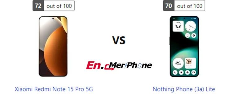 Camera sample comparison shot taken with Xiaomi Redmi Note 15 Pro 5G and Nothing Phone (3a) Lite