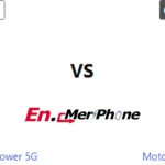 Side-by-side comparison image of Motorola Moto G86 Power 5G and Motorola Moto G86 5G front display
