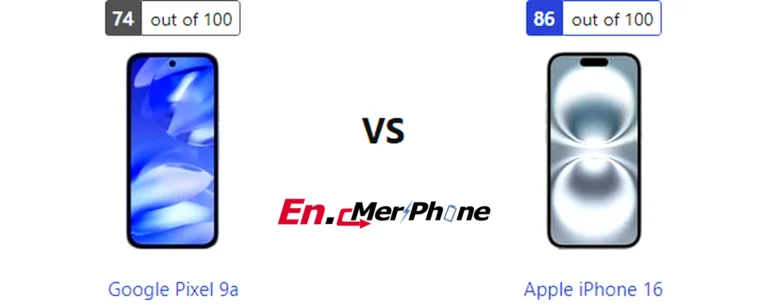 Notch vs punch-hole design comparison: Google Pixel 9a vs Apple iPhone 16