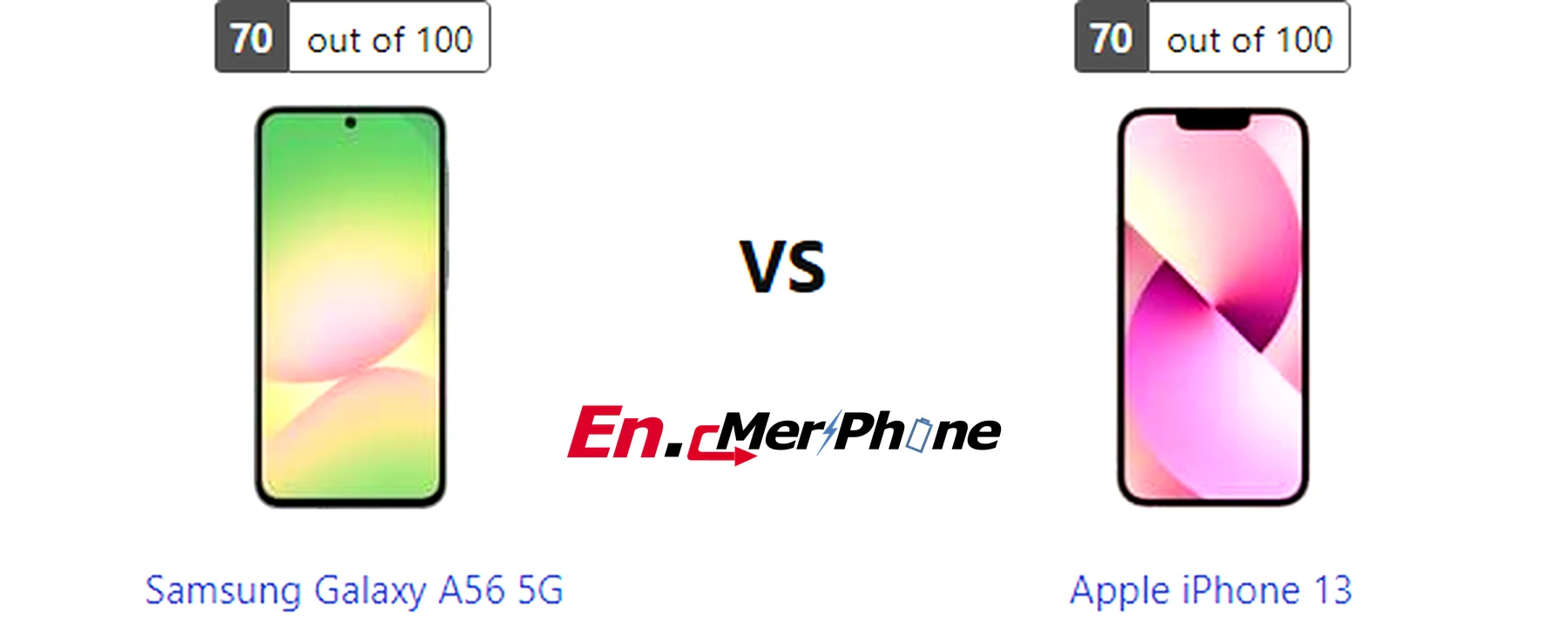 Low light photography test results for Samsung Galaxy A56 5G versus Apple iPhone 13