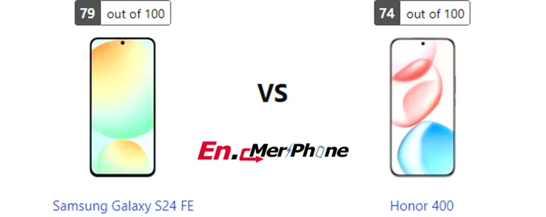 Close-up shot of ports and buttons on Samsung Galaxy S24 FE and Honor 400