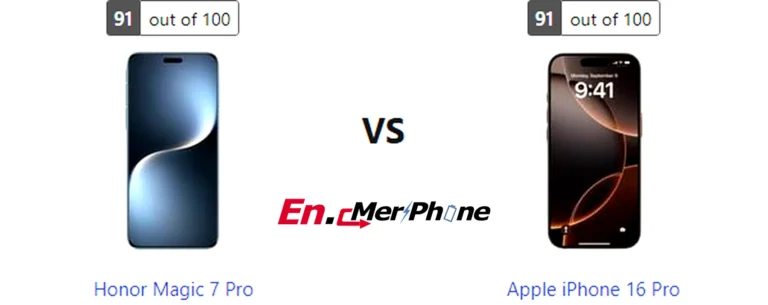 Notch vs punch-hole design comparison: Honor Magic 7 Pro vs Apple iPhone 16 Pro