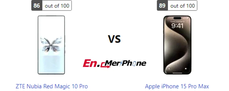 Fingerprint sensor placement on ZTE Nubia Red Magic 10 Pro compared to Apple iPhone 15 Pro Max