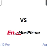 Infographic showing key specification differences between ZTE Nubia Red Magic 10 Pro and Apple iPhone 16 Pro