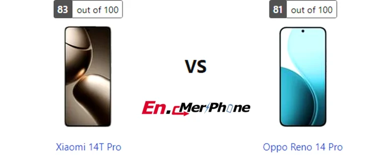 5G speed test result screenshot: Xiaomi 14T Pro vs Oppo Reno 14 Pro