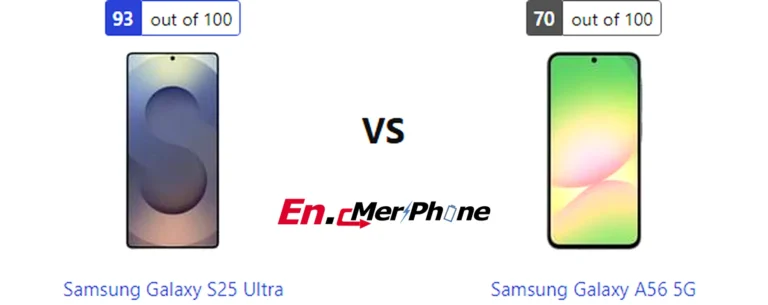 Fingerprint sensor placement on Samsung Galaxy S25 Ultra compared to Samsung Galaxy A56 5G