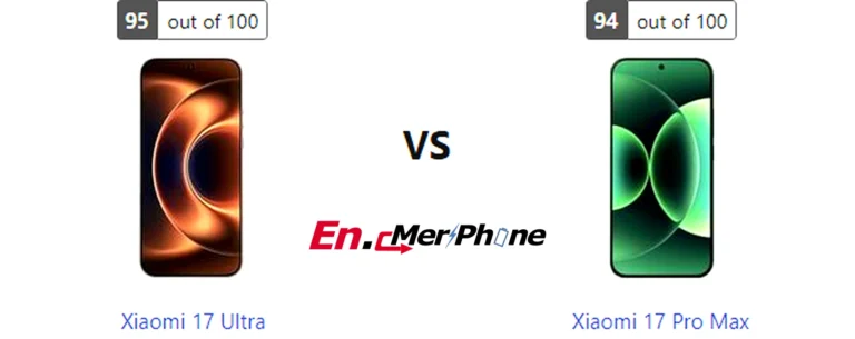 Battery drain test graph comparing Xiaomi 17 Ultra vs Xiaomi 17 Pro Max