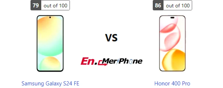 Box contents and unboxing view of Samsung Galaxy S24 FE vs Honor 400 Pro