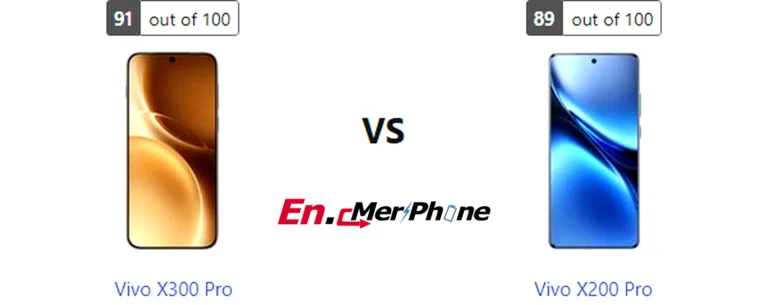 Back panel design comparison showing camera modules of Vivo X300 Pro vs Vivo X200 Pro