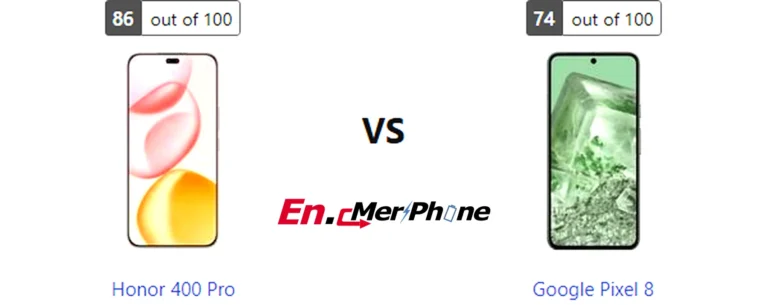 Fingerprint sensor placement on Honor 400 Pro compared to Google Pixel 8