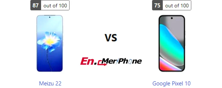 Thermal heat map comparison during gaming: Meizu 22 vs Google Pixel 10