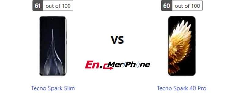 Always-on display style comparison between Tecno Spark Slim and Tecno Spark 40 Pro