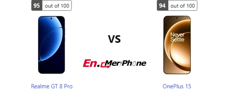 Display bezel and screen-to-body ratio comparison of Realme GT 8 Pro vs OnePlus 15