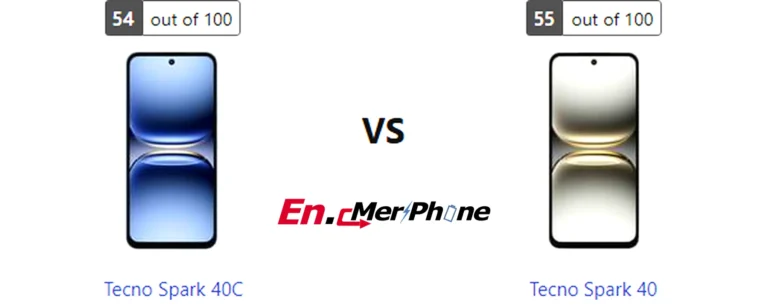 Notch vs punch-hole design comparison: Tecno Spark 40C vs Tecno Spark 40