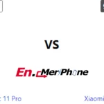 Side-by-side comparison image of ZTE Nubia Red Magic 11 Pro and Xiaomi Redmi K90 Pro Max front display