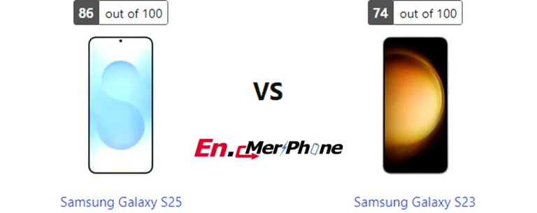 Display bezel and screen-to-body ratio comparison of Samsung Galaxy S25 vs Samsung Galaxy S23