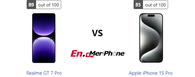 5G speed test result screenshot: Realme GT 7 Pro vs Apple iPhone 15 Pro