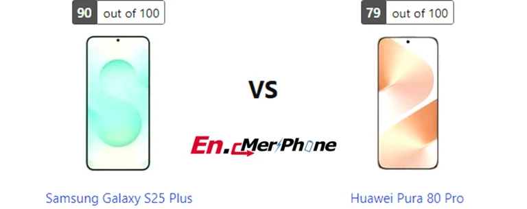5G speed test result screenshot: Samsung Galaxy S25 Plus vs Huawei Pura 80 Pro