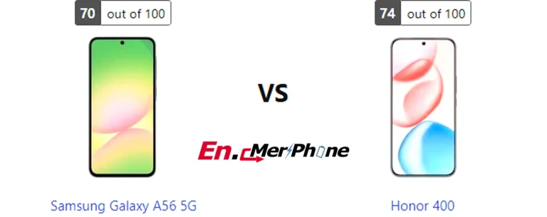 Geekbench performance benchmark chart for Samsung Galaxy A56 5G and Honor 400
