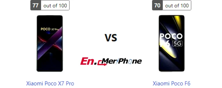 Size and thickness comparison between Xiaomi Poco X7 Pro and Xiaomi Poco F6