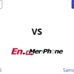 Side-by-side comparison image of Xiaomi Poco F5 and Samsung Galaxy A56 5G front display