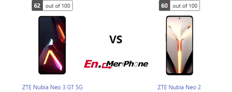 Box contents and unboxing view of ZTE Nubia Neo 3 GT 5G vs ZTE Nubia Neo 2