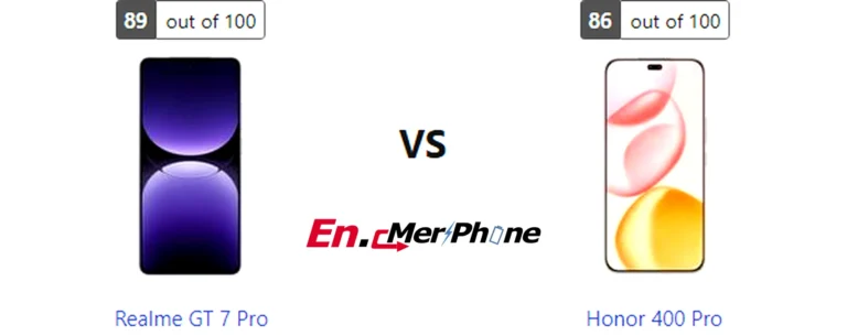 Battery drain test graph comparing Realme GT 7 Pro vs Honor 400 Pro