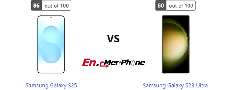 Charging speed timeline graph for Samsung Galaxy S25 and Samsung Galaxy S23 Ultra