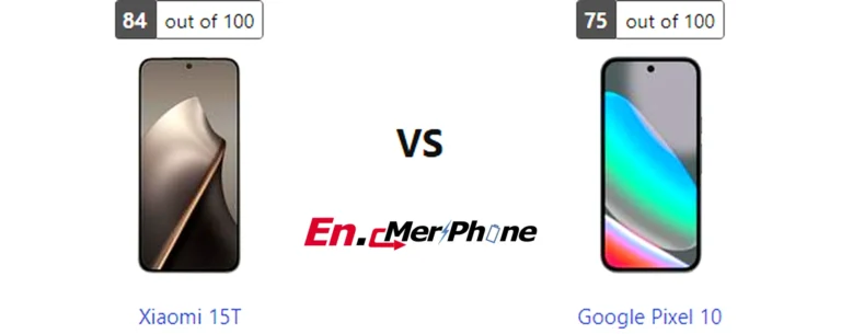 5G speed test result screenshot: Xiaomi 15T vs Google Pixel 10