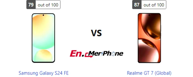Always-on display style comparison between Samsung Galaxy S24 FE and Realme GT 7 (Global)