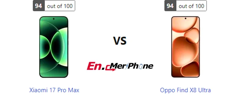 Geekbench performance benchmark chart for Xiaomi 17 Pro Max and Oppo Find X8 Ultra